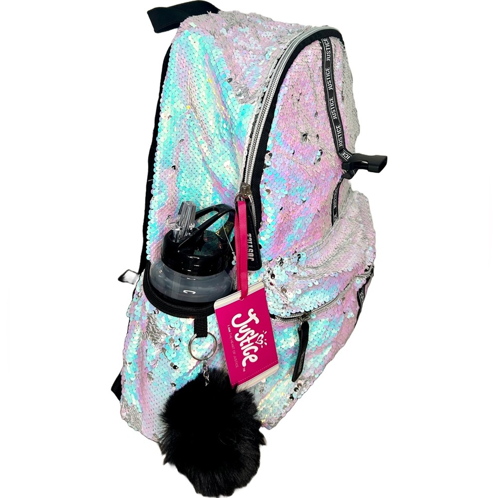 💜🤍Sequin backpack🤍💜